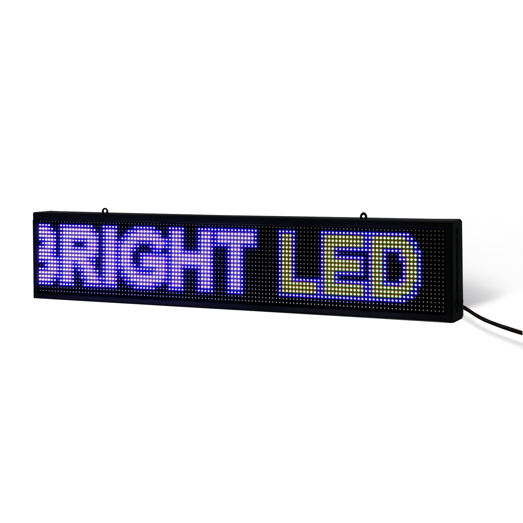 8 x 90 inch Ultra-bright Full Video Color Programmable LED Sign Water and Weather Proof for Outdoor Use