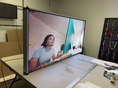 34 x 78 inch Ultra-bright High-definition Full Video Color Programmable LED Sign for Store Windows