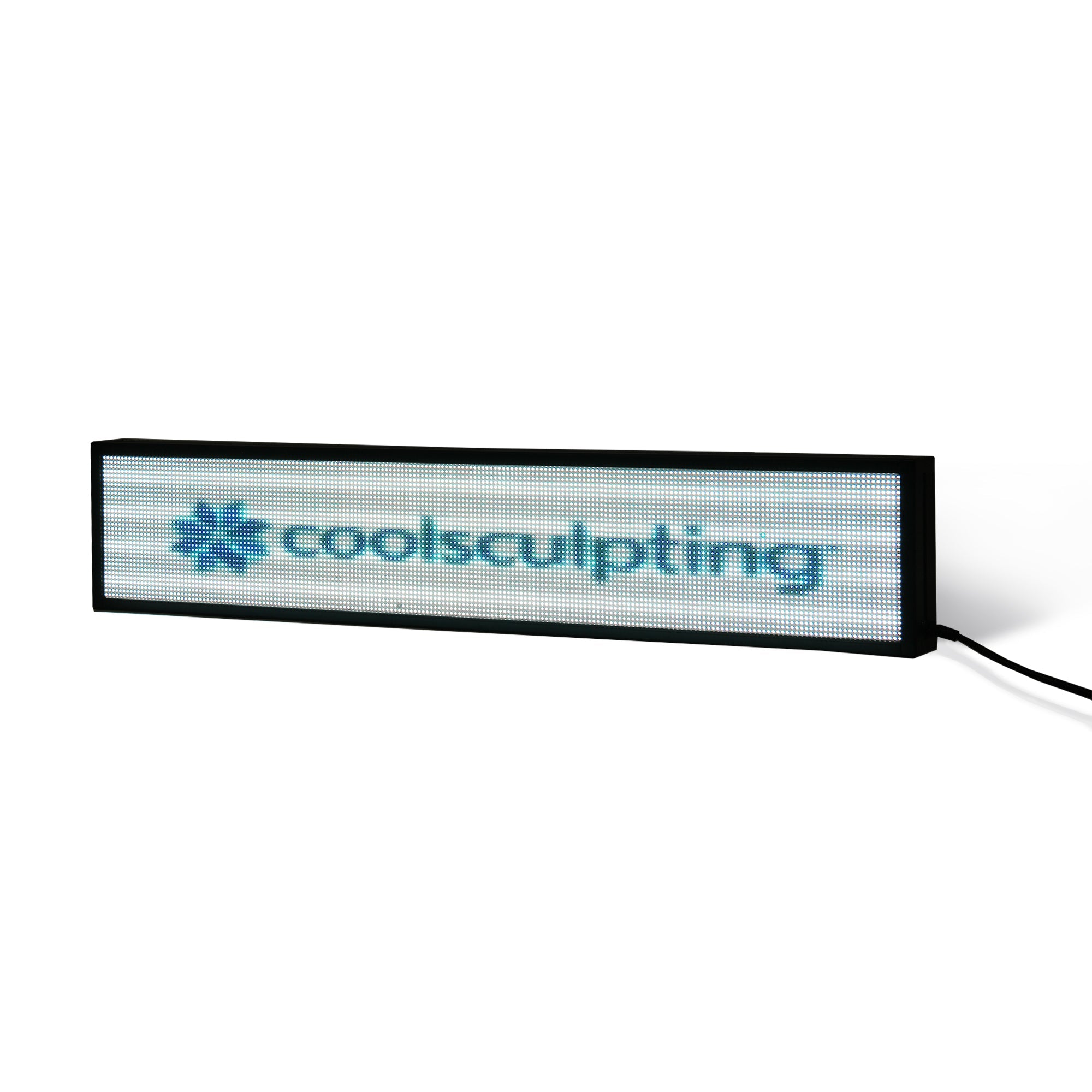 8 x 39 inch Ultra-bright High-definition Full Video Color Programmable LED Sign for Store Windows